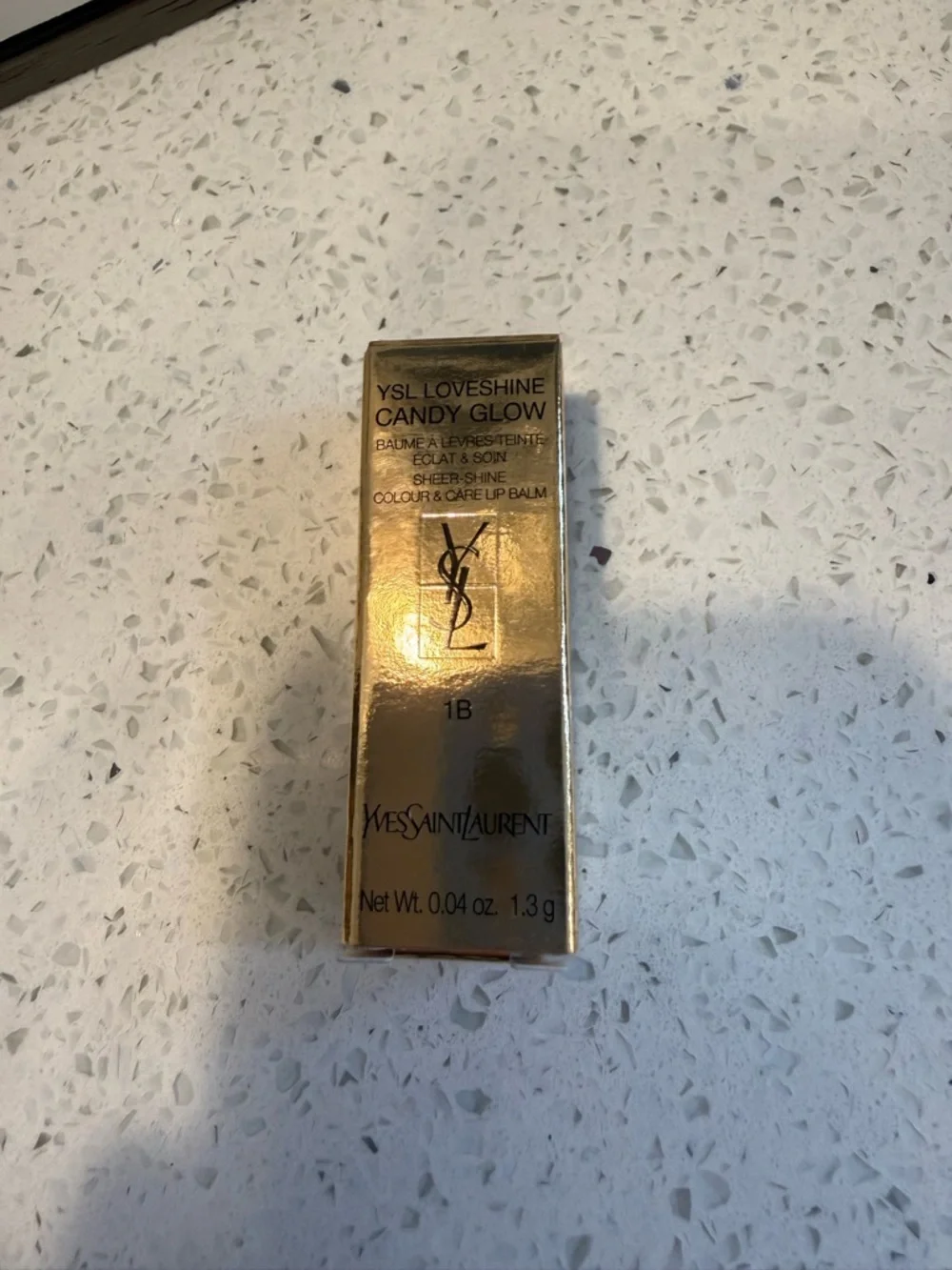 *NIB 1.3g 1B* Yves Saint Laurent Candy Glow Sheer Pink Lip Balm - 1B